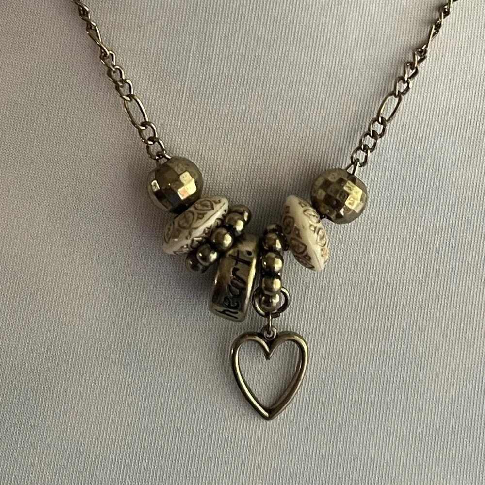 Sandra Magsamen Messages from the Heart / Follow Your Heart Necklace NIB